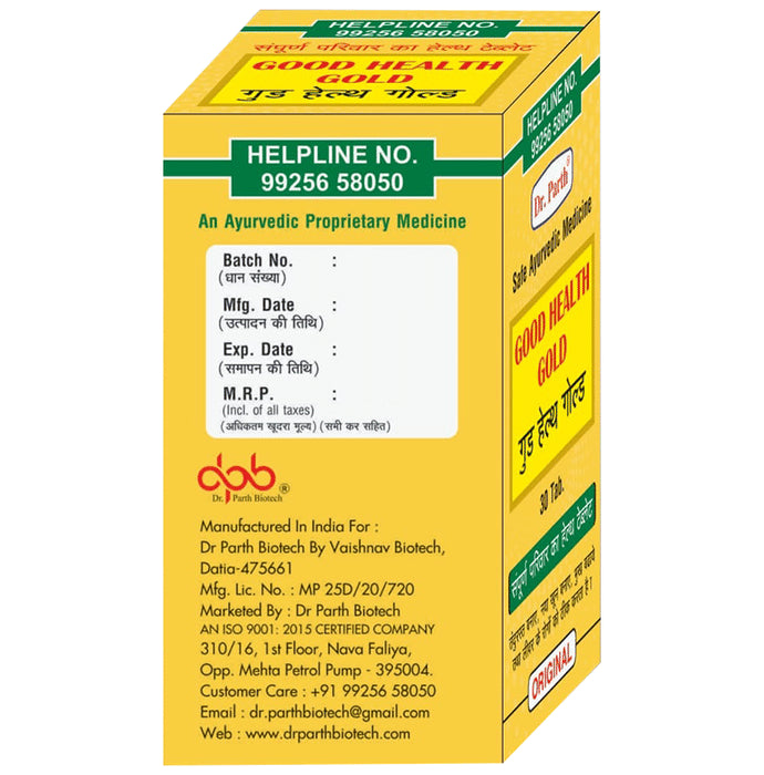 Dr. Parth Good Health Gold Tablet