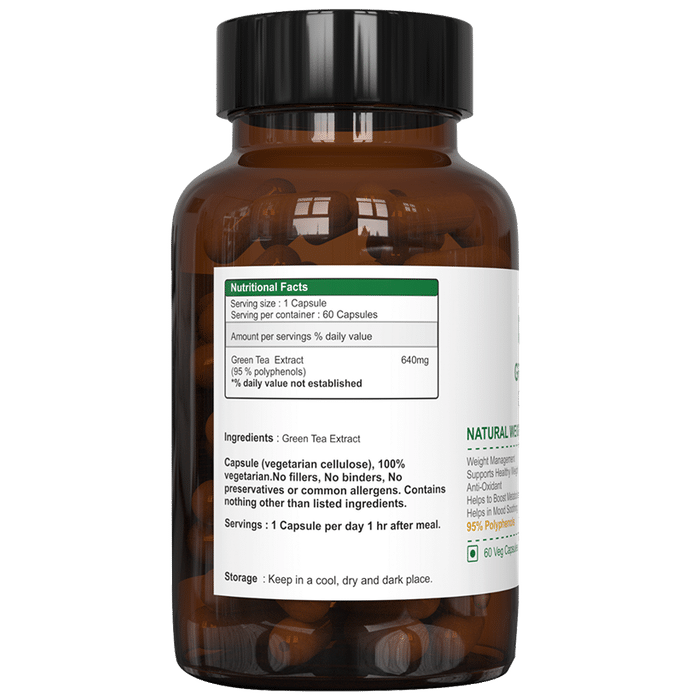 Dr. Patkar's Green Tea Veg Capsule for Glowing skin