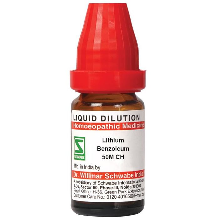 Dr Willmar Schwabe India Lithium Benzoicum Dilution 50M CH - Classic Derma