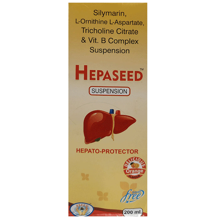 Hepaseed Oral Suspension Delicious Orange Sugar Free - Classic Derma