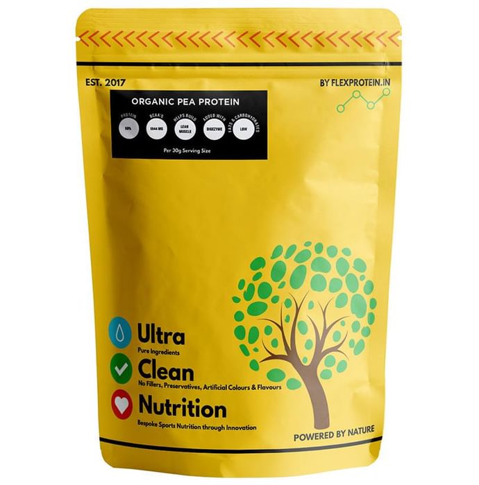 Flex Protein Organic Pea Protein Powder Raw Cocoa - Classic Derma