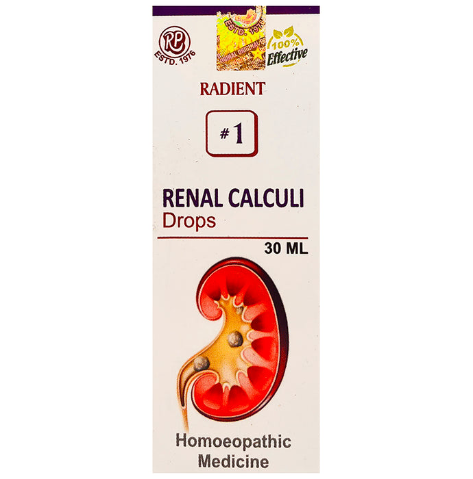 Buy Radient 1 Renal Calcli Oral Drops Online| Classic Derma – Classic ...