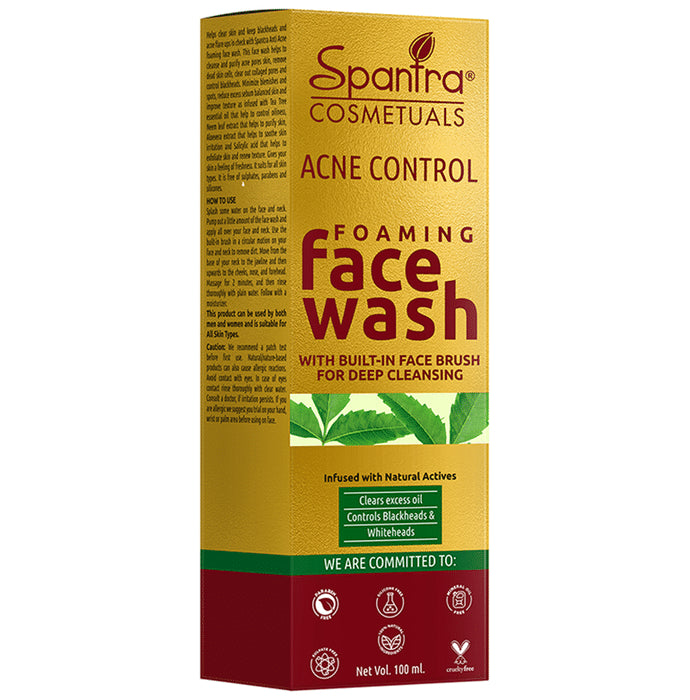 Spantra Acne Control Foaming Face Wash - Classic Derma