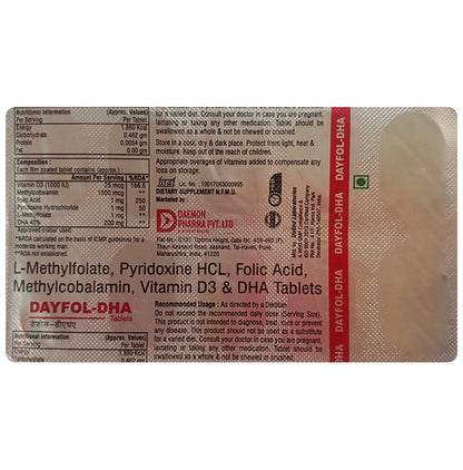 Dayfol-DHA Tablet