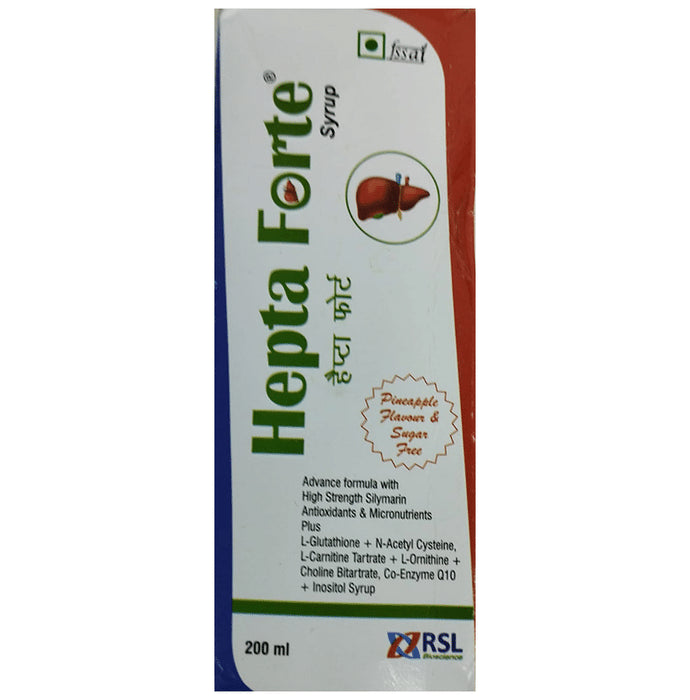 Hepta Forte Syrup Pineapple Sugar Free - Classic Derma