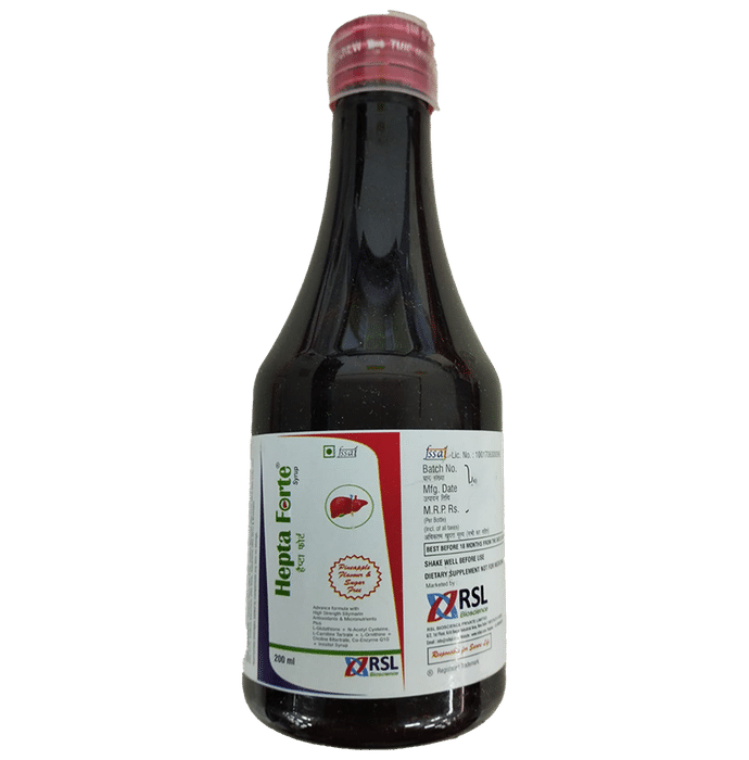 Hepta Forte Syrup Pineapple Sugar Free