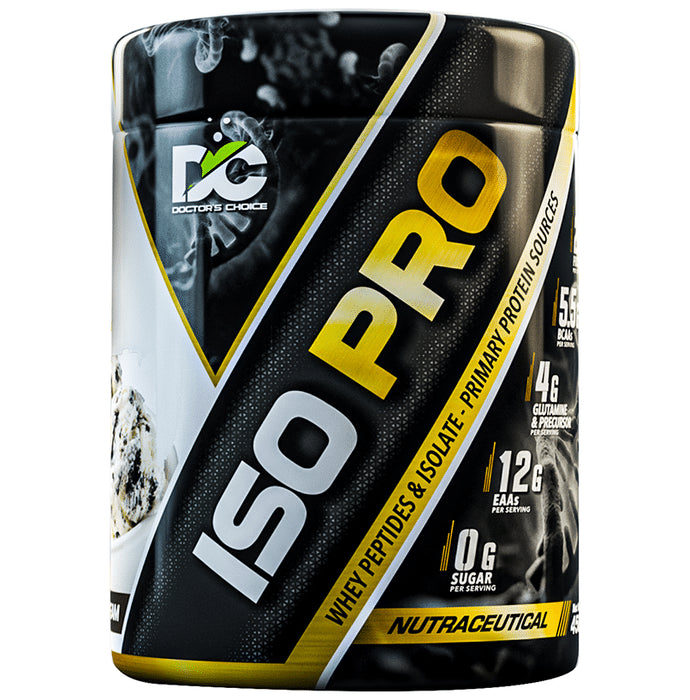 DC Doctor's Choice Iso Pro Whey Peptide & Isolate Powder Cookie and Cream - Classic Derma