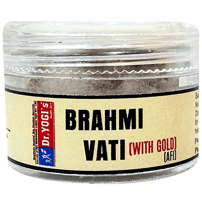 Dr. Yogi's Healthcare Brahmi Vati with Gold - Classic Derma