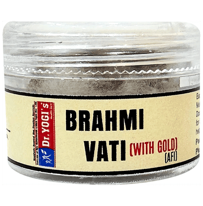 Dr. Yogi's Healthcare Brahmi Vati with Gold - Classic Derma