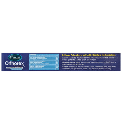 Dr.Bhardwaj Herbaceutical Orthorex Pain Reliever Gel (30 gm Each)