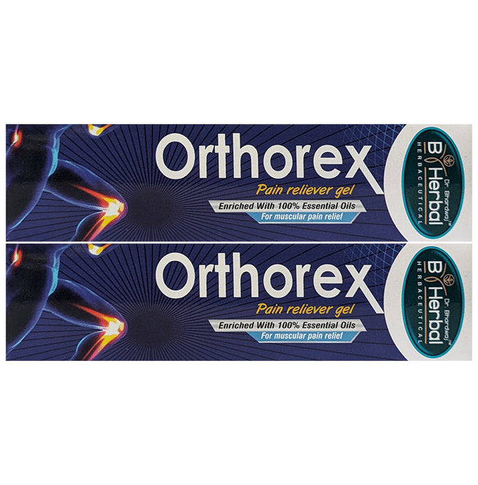 Dr.Bhardwaj Herbaceutical Orthorex Pain Reliever Gel (30 gm Each) - Classic Derma