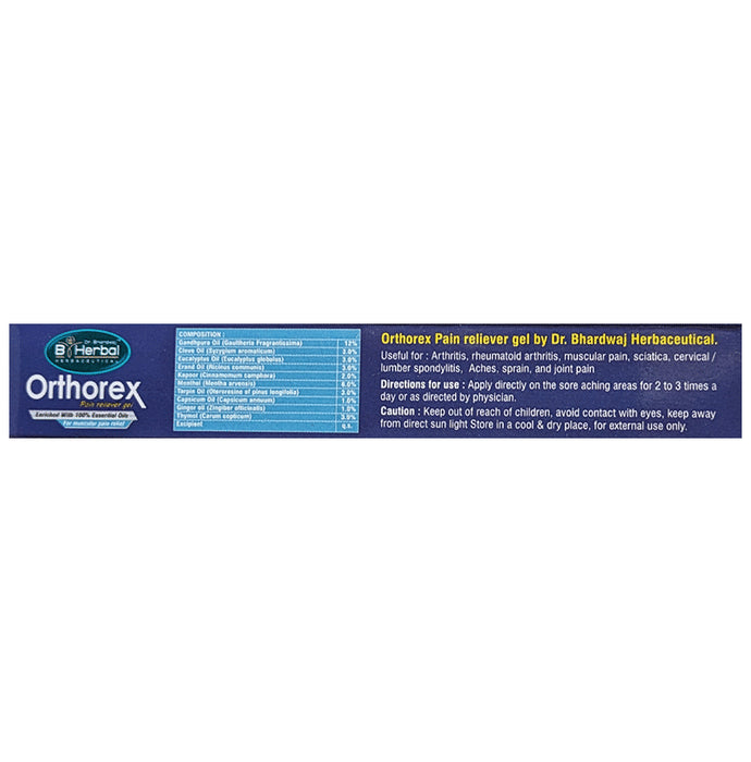 Dr.Bhardwaj Herbaceutical Orthorex Pain Reliever Gel (30 gm Each)