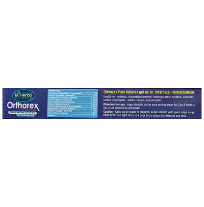 Dr.Bhardwaj Herbaceutical Orthorex Pain Reliever Gel (30 gm Each)