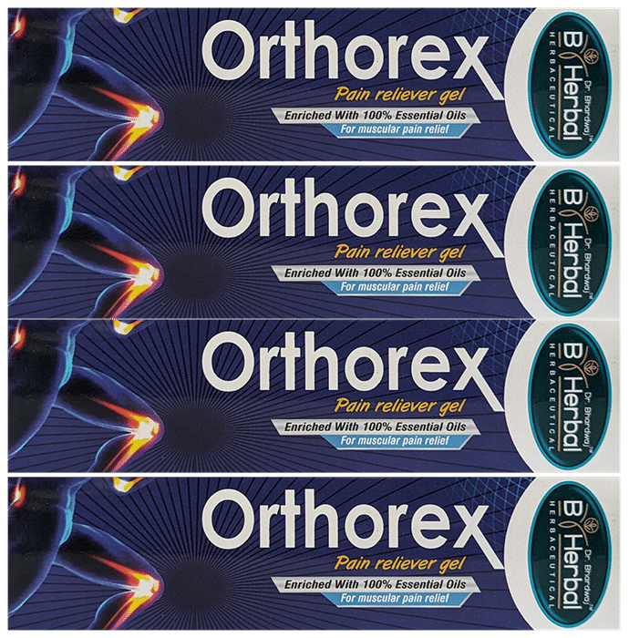 Dr.Bhardwaj Herbaceutical Orthorex Pain Reliever Gel (30 gm Each) - Classic Derma