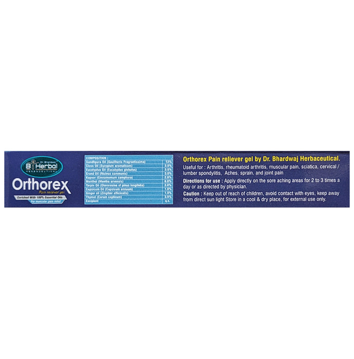 Dr.Bhardwaj Herbaceutical Orthorex Pain Reliever Gel (30 gm Each)