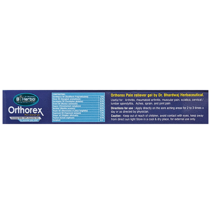 Dr.Bhardwaj Herbaceutical Orthorex Pain Reliever Gel (30 gm Each)