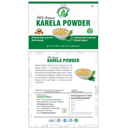 Dr.Bhargav’s Karela Powder (100gm Each) Pack