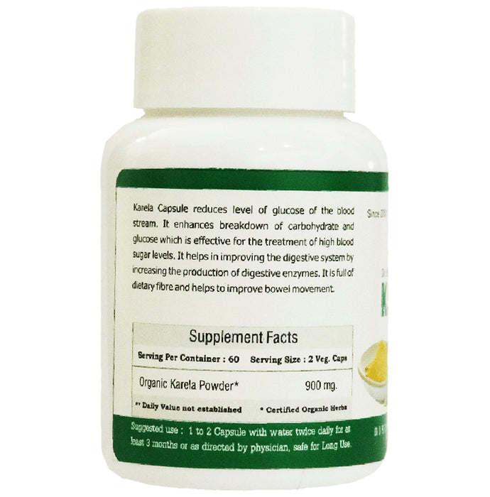 Dr.Bhargav’s Karela Veg Capsule (100 Each)
