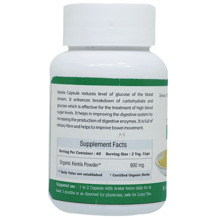 Dr.Bhargav’s Karela Veg Capsule (100 Each)