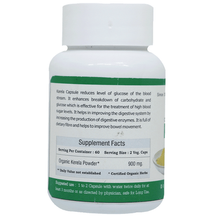 Dr.Bhargav’s Karela Veg Capsule (100 Each)