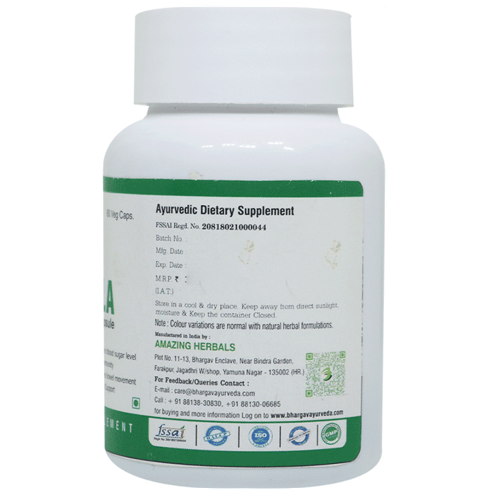 Dr.Bhargav’s Karela Veg Capsule (100 Each)