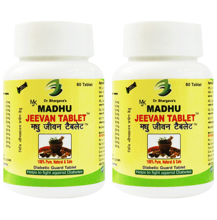 Dr.Bhargav’s Madhu Jeevan Tablet (60 Each) - Classic Derma