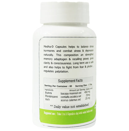 Dr.Bhargav’s Medha-D Anti-depression Veg Capsule (60 Each)