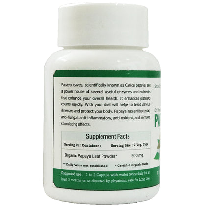 Dr.Bhargav’s Papaya Leaf Veg Capsule