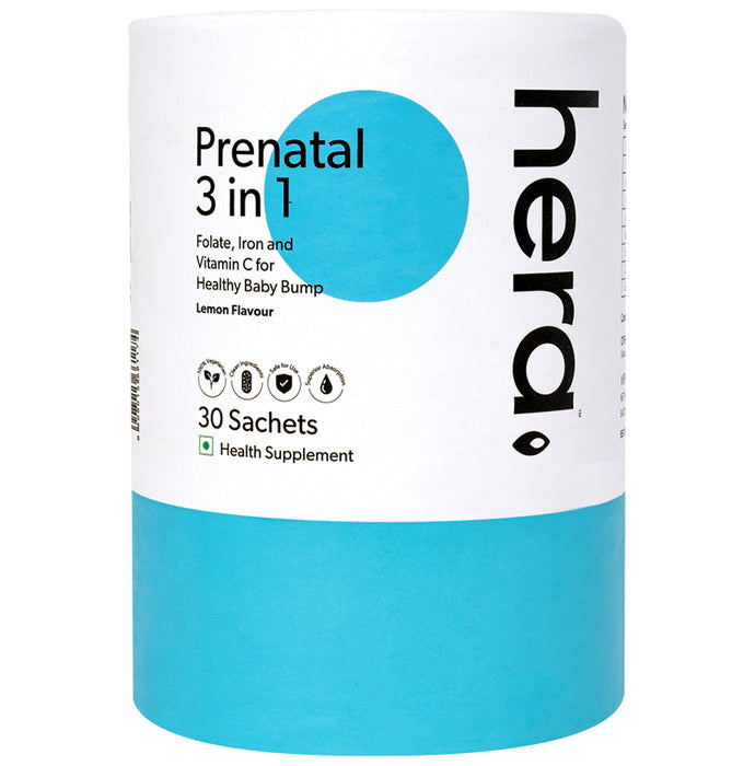 Hera Prenatal 3 in 1 Sachet (10gm Each) Lemon - Classic Derma