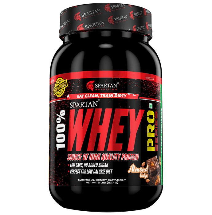 Buy Spartan Nutrition 100% Whey Protein Pro Powder Almond Fudge ...