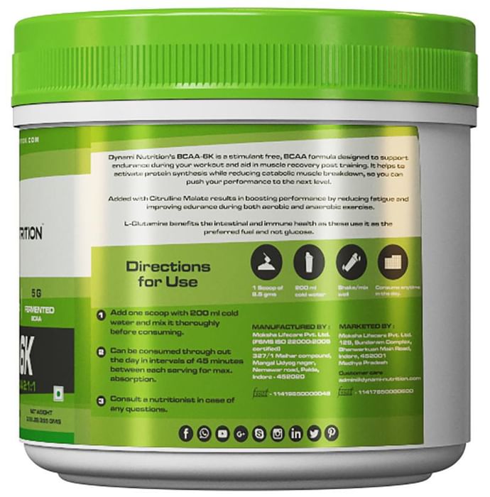 Dynami Nutrition BCAA 6K Mojito