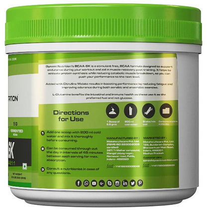 Dynami Nutrition BCAA 6K Mojito