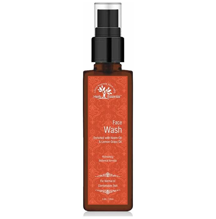 Herb Essential Face Wash with Neem & Lemon Grass Oil - Classic Derma