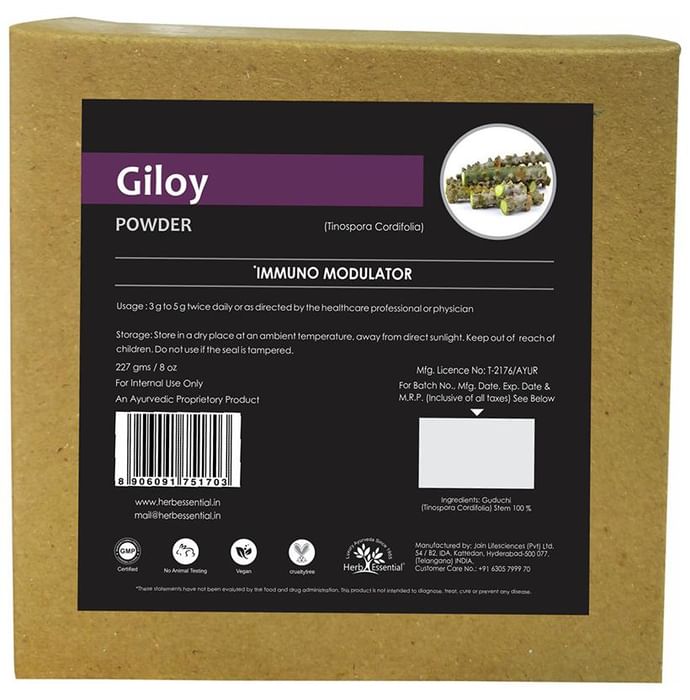 Herb Essential Giloy (Tinospora Cordifolia) Powder - Classic Derma