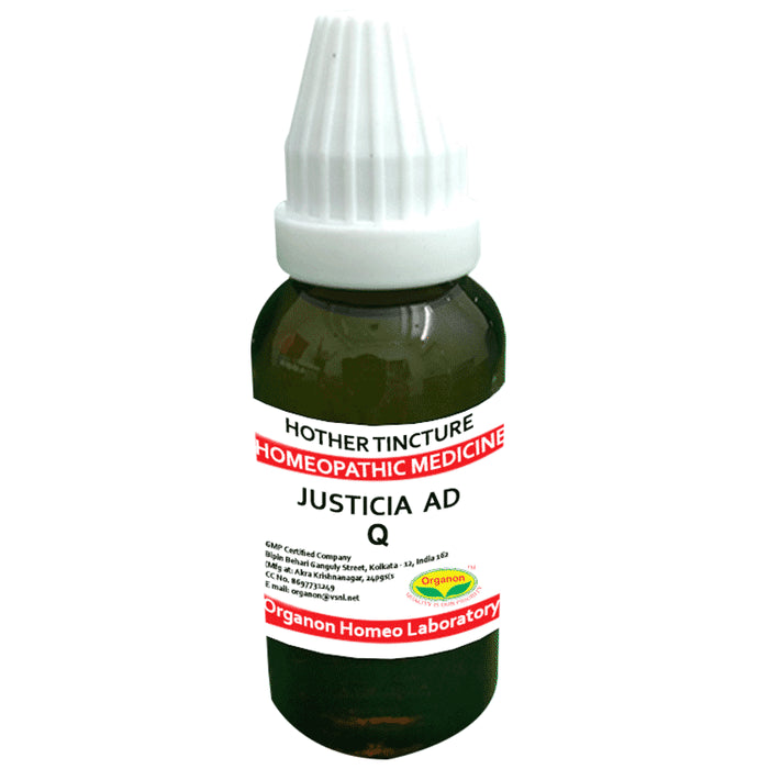 Organon Justicia AD Mother Tincture Q - Classic Derma