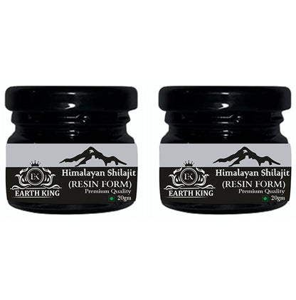 Earth King Himalayan Shilajit (Resin Form) 20gmEach - Classic Derma