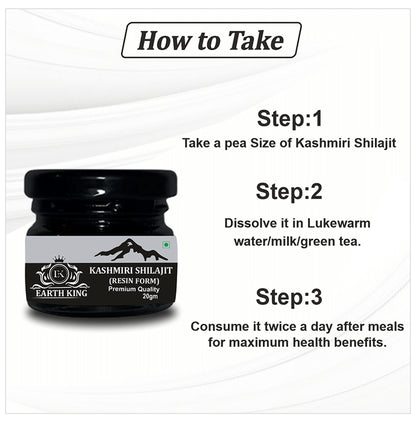 Earth King Kashmiri Shilajit (Resin Form)