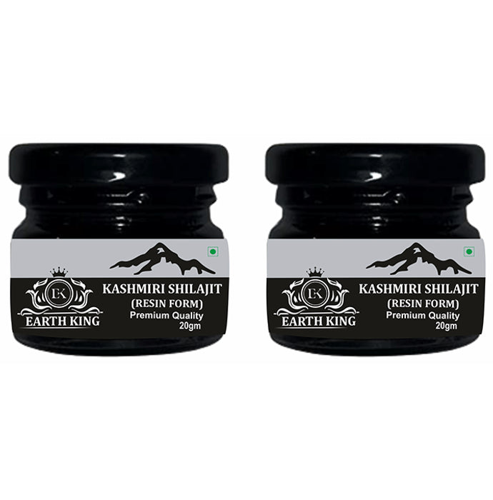 Earth King Kashmiri Shilajit (Resin Form) 20gmEach - Classic Derma