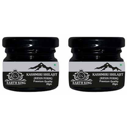 Earth King Kashmiri Shilajit (Resin Form) 20gmEach - Classic Derma