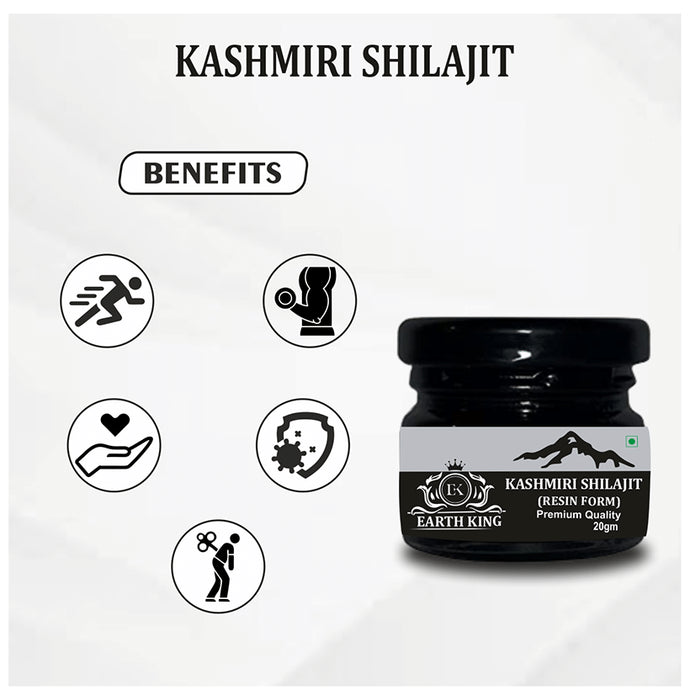 Earth King Kashmiri Shilajit (Resin Form) 20gmEach