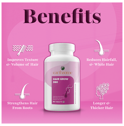 Earthsome Hair Grow 360 Tablet
