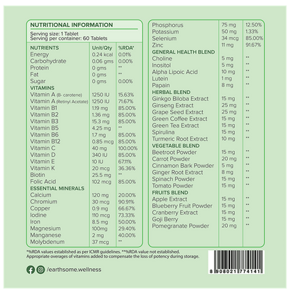 Earthsome Multivitamin Tablet