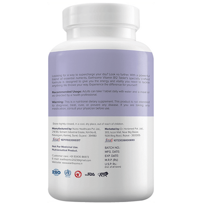 Earthsome Vitamin B12 Tablet