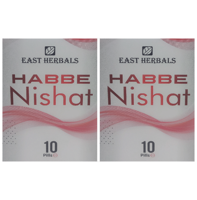 East Herbals Habbe Nishat Pills (10 Each) - Classic Derma