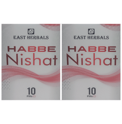 East Herbals Habbe Nishat Pills (10 Each) - Classic Derma
