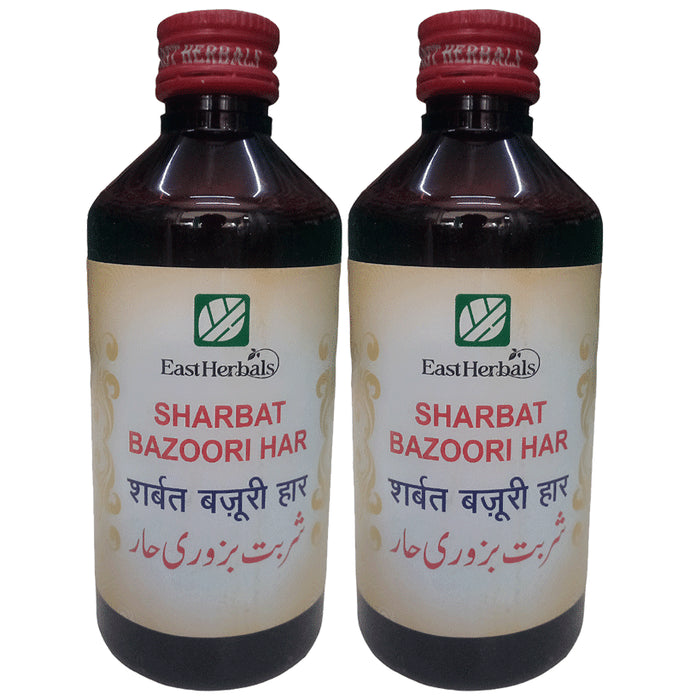 East Herbals Sharbat Bazoori Har (200ml Each) - Classic Derma