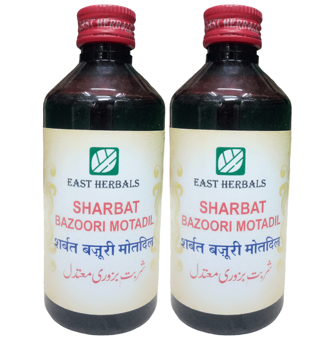 East Herbals Sharbat Bazoori Motadil (200ml Each) - Classic Derma
