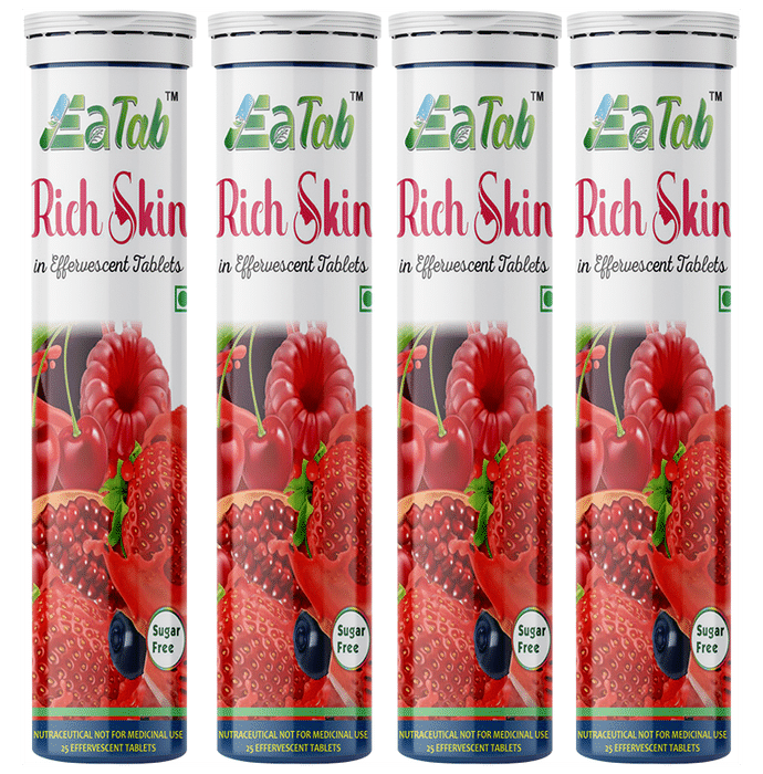 Eatab Rich Skin in Effervescent Tablets (25 Each) Sugar Free - Classic Derma