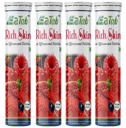 Eatab Rich Skin in Effervescent Tablets (25 Each) Sugar Free - Classic Derma