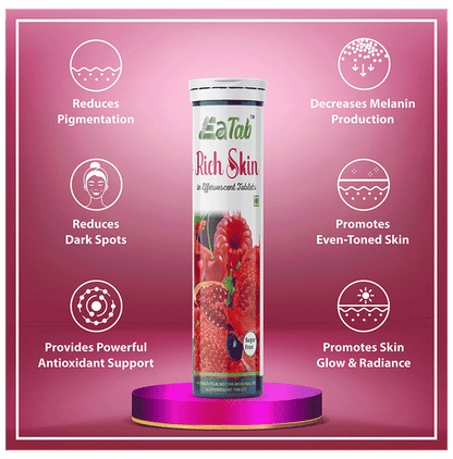 Eatab Rich Skin in Effervescent Tablets (25 Each) Sugar Free